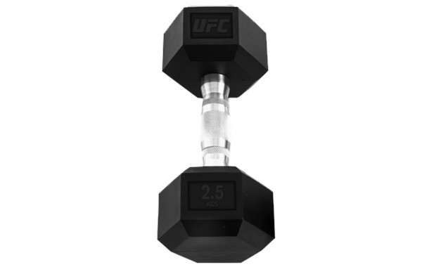 Гантель шестигранная 12,5 кг UFC UHA-69712 600_380