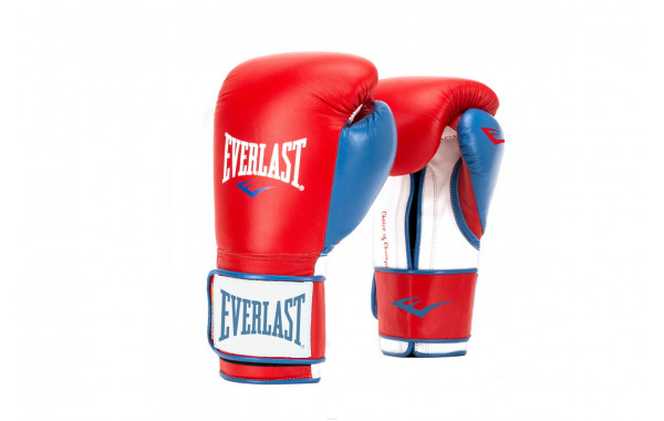 Перчатки тренировочные Everlast Powerlock PU 12 oz красн/син. P00000729-12 600_380