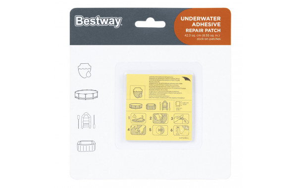 Ремкомплект повышенной плотности Bestway 62091 (6шт 6,5х6,5см) 600_380