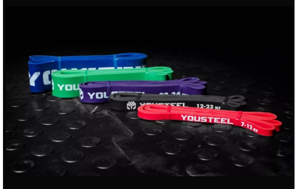 Петля YouSteel Strength Band 2000 x 6,4 x 3мм, желтая 600_380