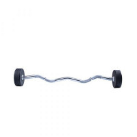 Фиксированная кривая штанга Live Pro Ez Curl Urethane Barbells LP8011-10 10кг