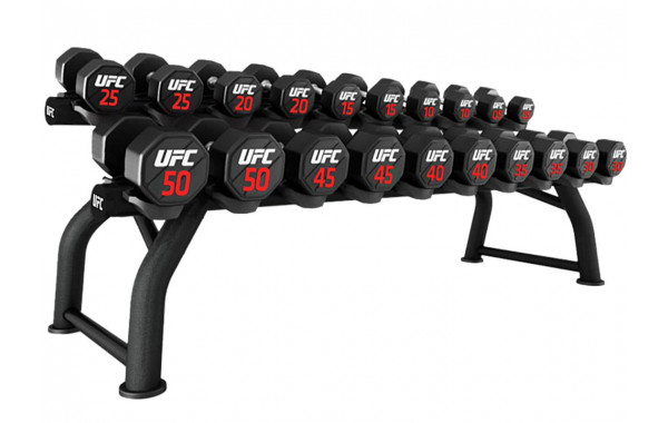 Горизонтальная стойка для хранения гантелей на 10 пар UFC UFC-HF10-5104 600_380