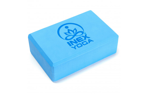 Блок для йоги 23x15x7см Inex EVA Yoga Block 3" YGBK3-CB кобальтовый синий 600_380