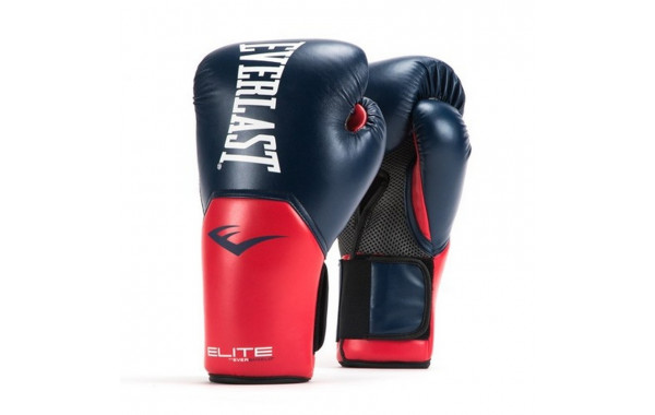 Перчатки тренировочные Everlast Elite ProStyle 16 oz син/красн. P00001204 600_380