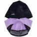 Шапочка для плавания 25DEGREES Duplo Black/Lilac, полиамид, для длинных волос 75_75