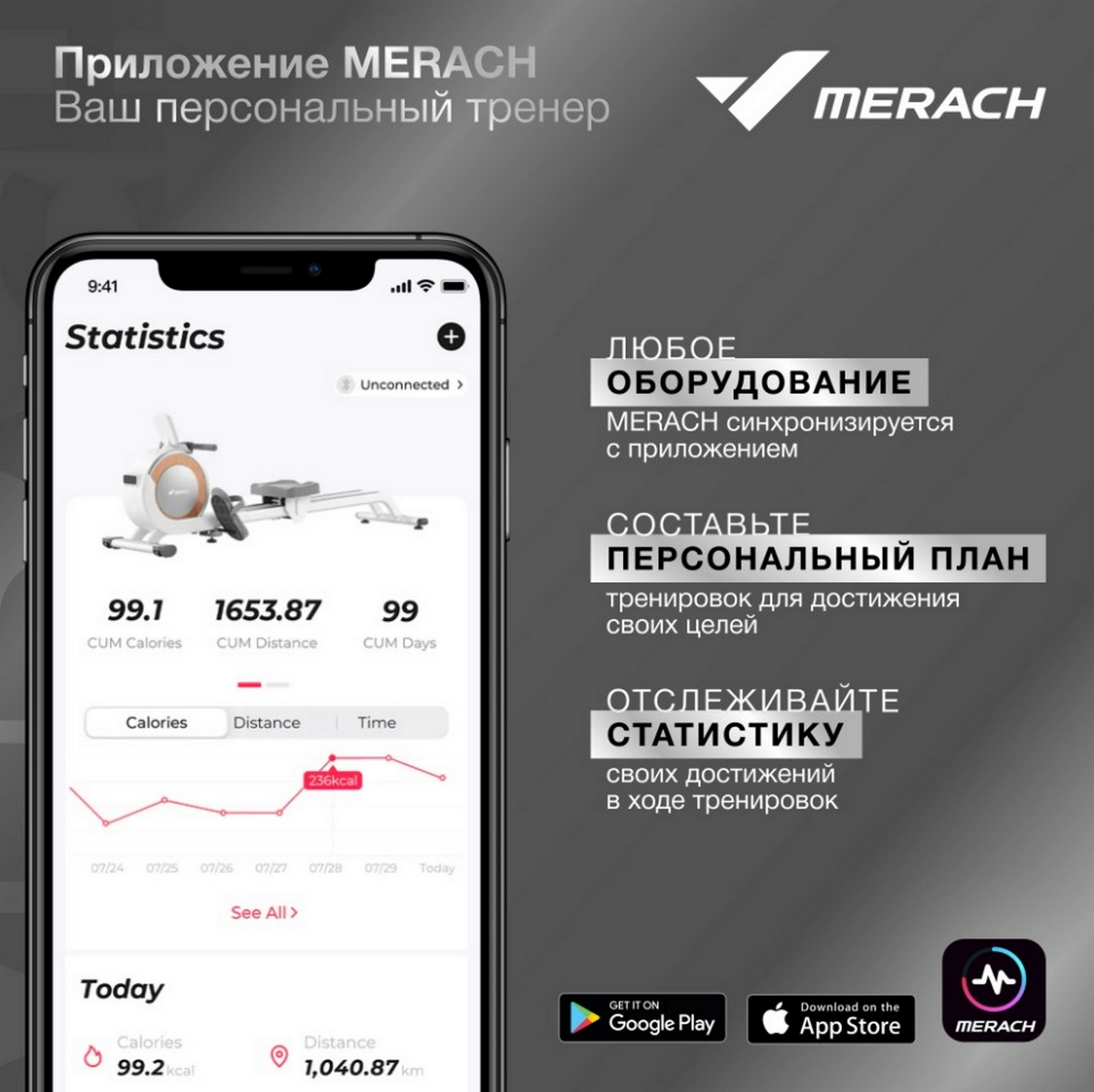 Эллиптический тренажер домашний MERACH K50 2000_1996