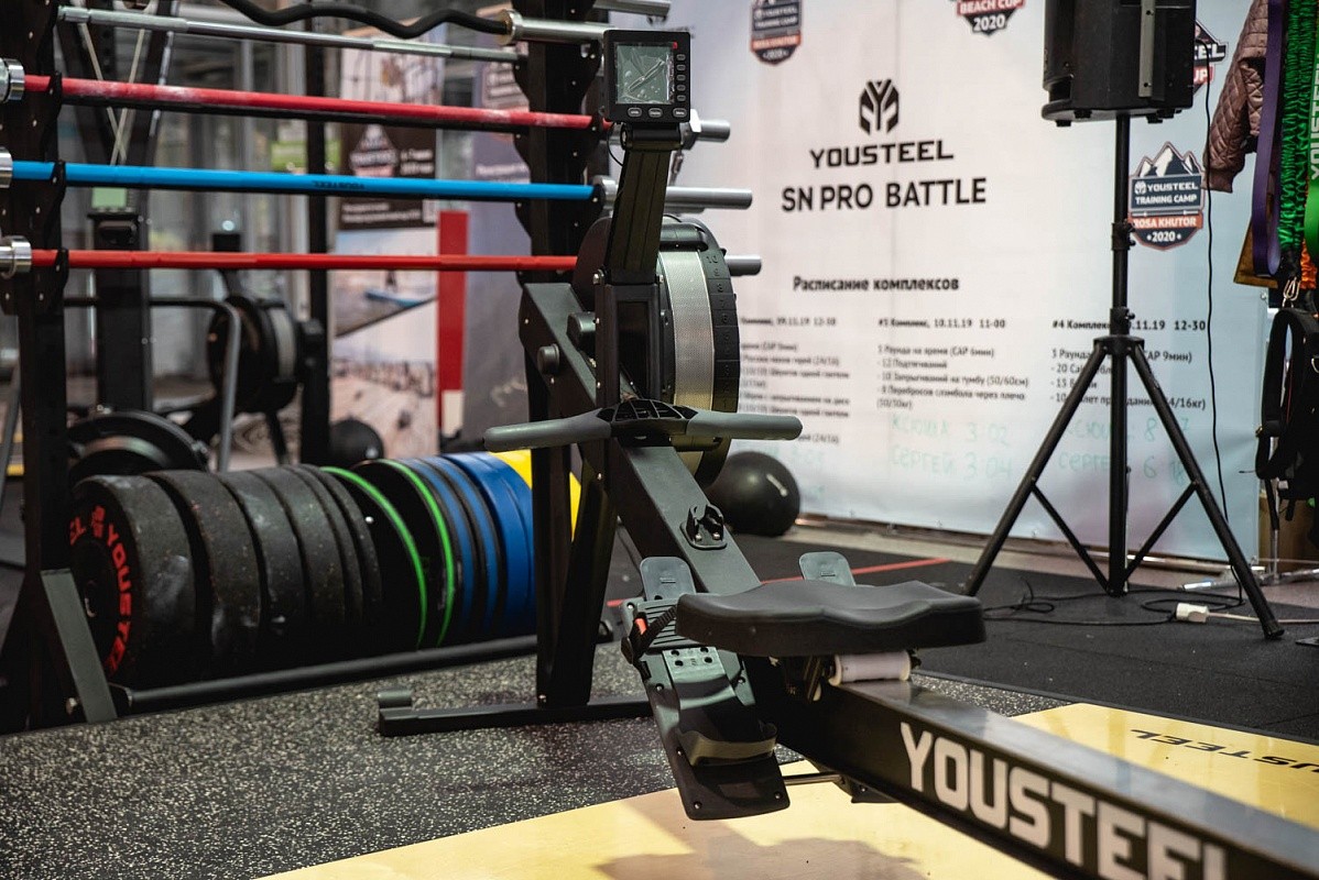 Гребной тренажер YouSteel Air Rower 1198_800