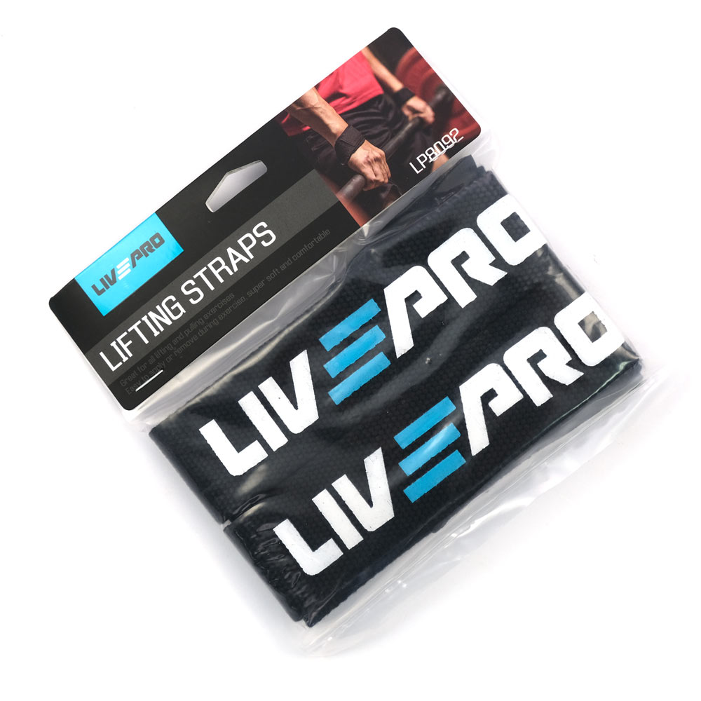 Ремень для тяги Live Pro Weightlifting Straps LP8092 1000_1000