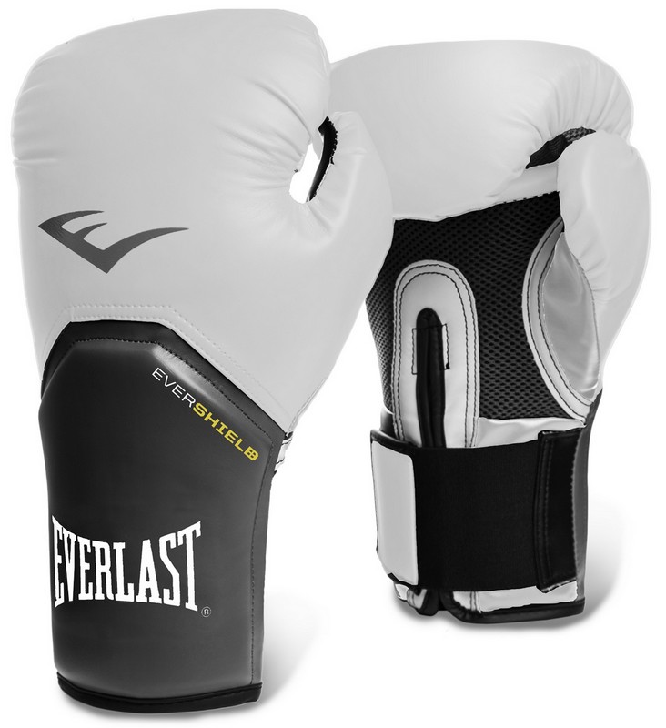 Перчатки тренировочные Everlast Pro Style Elite 10oz 2770E белый 732_800