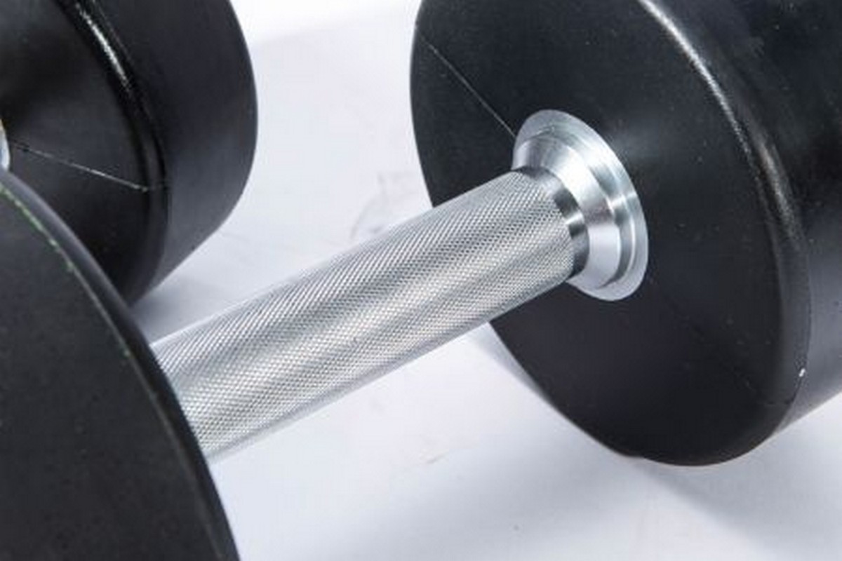 Гантели в уретане 8 кг Live Pro Premium Urethane Dumbbells LP8000-08 1200_800