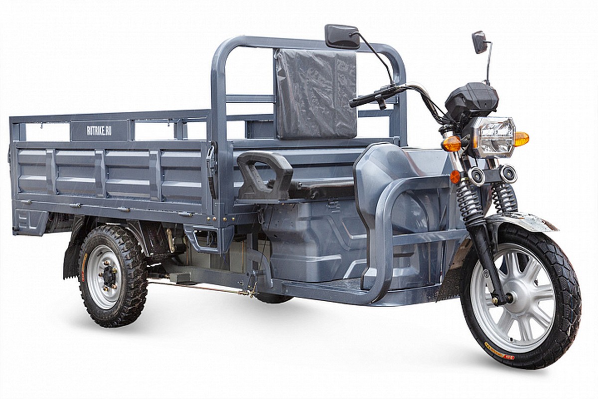 Грузовой электротрицикл RuTrike Титан NEXT 2000 60V1500W 023965-2642 серый 1200_800