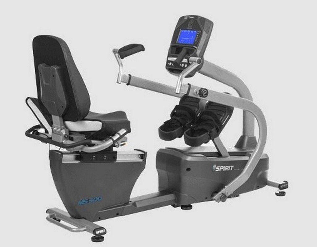 Реабилитационный горизонтальный степпер Spirit Fitness MS300 1025_800