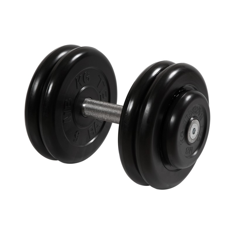 Гантель Профи с вращающейся ручкой, 23,5 кг MB Barbell MB-FdbM-B23,5 800_800